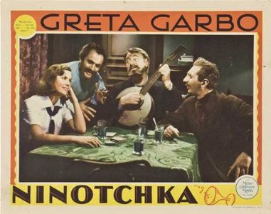 Greta Garbo, Felix Bressart, Alexander Granach, and Sig Ruman in Ninotchka (1939)