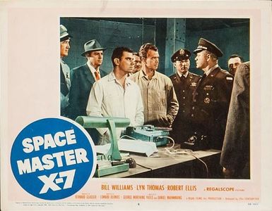 Robert Bice, Robert Ellis, Paul Frees, and Bill Williams in Space Master X-7 (1958)