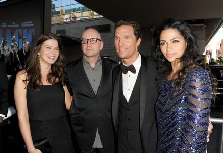 Matthew McConaughey, Steven Soderbergh, Jules Asner, and Camila Alves McConaughey at an event for Magic Mike (2012)