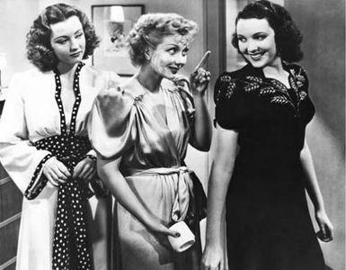 Linda Darnell, June Gale, and Ann Sothern in Hotel for Women (1939)