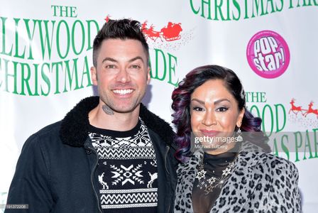 Diana DeGarmo and Ace Young at an event for 88th Annual Hollywood Christmas Parade (2019)