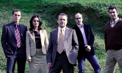 Juan Diego, Javier Ríos, Luis Tosar, Arturo Valls, and Estíbaliz Gabilondo in Casual Day (2007)