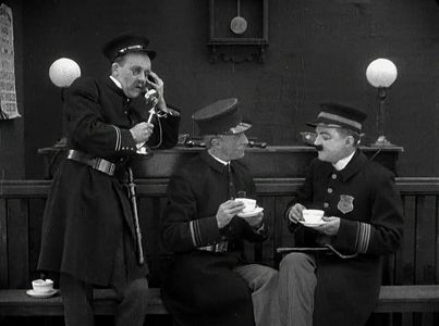 Fred Goodwins and Leo White in Police (1916)