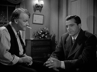 Dana Andrews and Tom Tully in Where the Sidewalk Ends (1950)