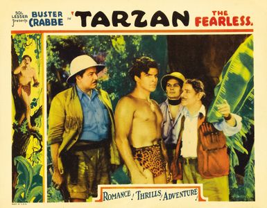 Buster Crabbe, Philo McCullough, E. Alyn Warren, and Edward Woods in Tarzan the Fearless (1933)