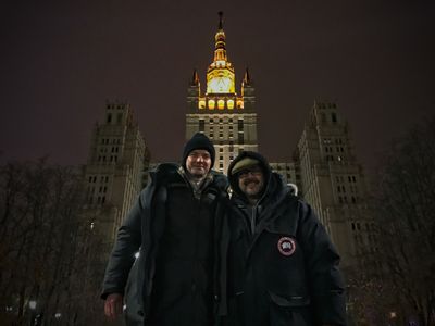 Costa Ronin, Chris Long Moscow - The Americans Nov 2016