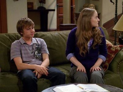 Angus T. Jones and Macey Cruthird in Two and a Half Men (2003)