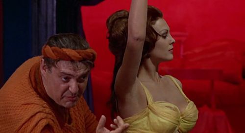 Lucienne Bridou and Zero Mostel in A Funny Thing Happened on the Way to the Forum (1966)