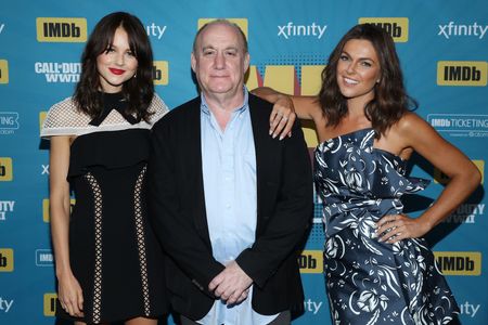 Jeph Loeb, Serinda Swan, and Isabelle Cornish at an event for Inhumans (2017)