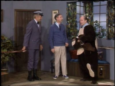 David Newell, Fred Rogers, and Robert Trow in Mister Rogers' Neighborhood (1968)