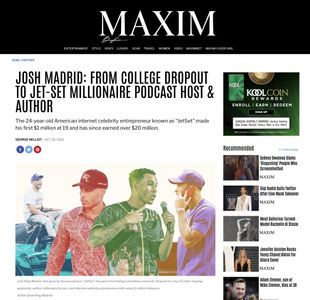 Josh Madrid: From College Dropout To Jet-Set Millionaire Podcast Host & Author