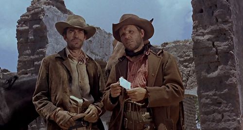 Jack Elam and Neville Brand in The Last Sunset (1961)