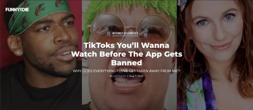 https://www.funnyordie.com/2020/8/7/21357473/tiktoks-youll-wanna-watch-before-the-app-gets-banned
