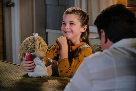 Lance Barber and Raegan Revord in Young Sheldon (2017)