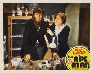 Bela Lugosi and Minerva Urecal in The Ape Man (1943)
