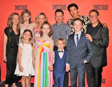 Make Believe opening night with Bess Wohl, Michael Greif, and the Make Believe cast