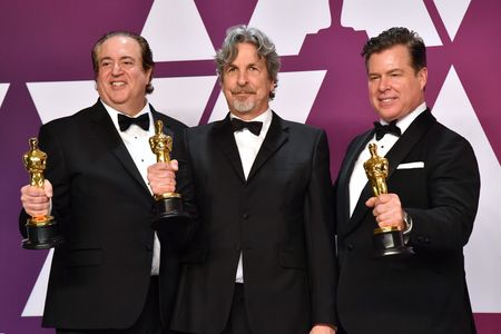 Brian Hayes Currie, Peter Farrelly, and Nick Vallelonga at an event for The Oscars (2019)