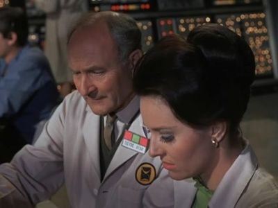 Lee Meriwether and John Zaremba in The Time Tunnel (1966)