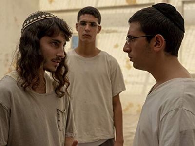 Yoav Rotman, Adam Gabay, and Eyal Shikratzi in Our Boys (2019)