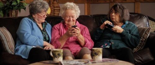 Jeannine Hutchings, Joicie Appell, and Carol Leighton in A Senior Moment (2012)