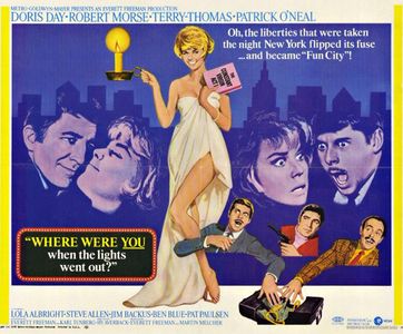Doris Day, Lola Albright, Robert Morse, Patrick O'Neal, and Terry-Thomas in Where Were You When the Lights Went Out? (19