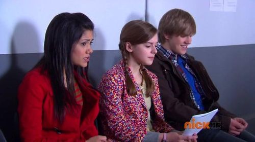 Bobby Lockwood, Frances Encell, and Tasie Lawrence in House of Anubis (2011)