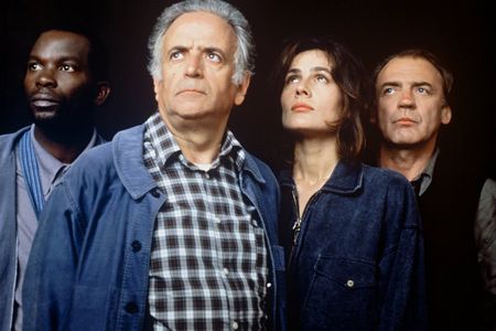 Bruno Ganz, Alex Descas, Sophie Semin, and Eustaquio Barjau in The Absence (1992)