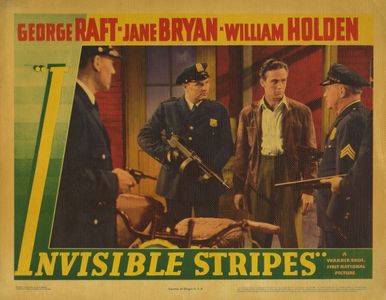 William Holden, Cliff Clark, and Charles C. Wilson in Invisible Stripes (1939)