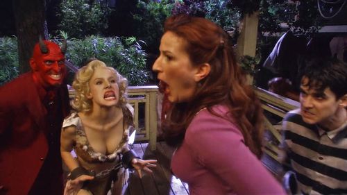 Kristen Bell, Christian Campbell, Ana Gasteyer, and John Mann in Reefer Madness: The Movie Musical (2005)