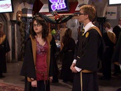 Selena Gomez and Chad Duell in Wizards of Waverly Place (2007)