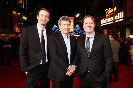 Alan F. Horn, Chris Williams, and Don Hall at an event for Big Hero 6 (2014)