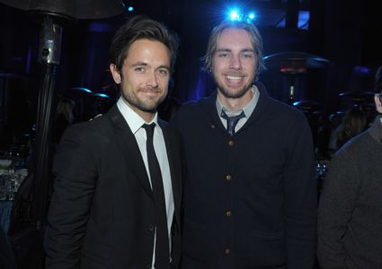 Justin Chatwin and Dax Shepard at an event for CHIPS (2017)