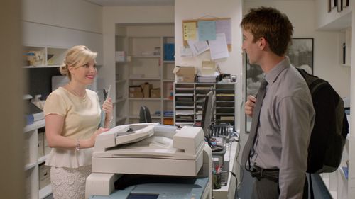 Tom Stokes and Emily Rose Brennan in Photocopier (2013)