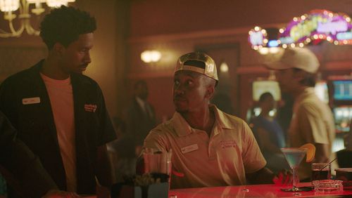 Chris Redd and Jak Knight in Bust Down (2022)