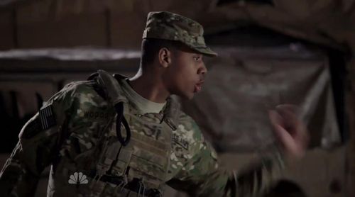 La'Charles Trask as Sgt.Woods on NBC, The Night Shift