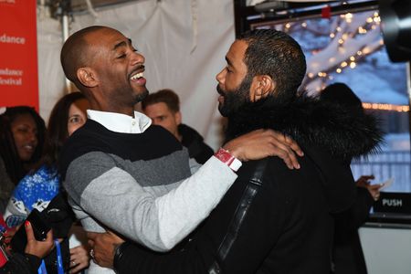 Omari Hardwick and Charles D. King at an event for Sorry to Bother You (2018)