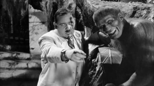 Charles Laughton and Hans Steinke in Island of Lost Souls (1932)