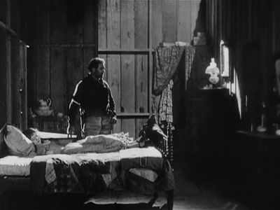 Priscilla Bonner and Tom Santschi in 3 Bad Men (1926)