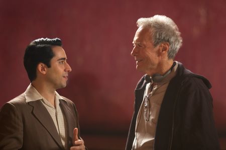 Clint Eastwood and John Lloyd Young in Jersey Boys (2014)