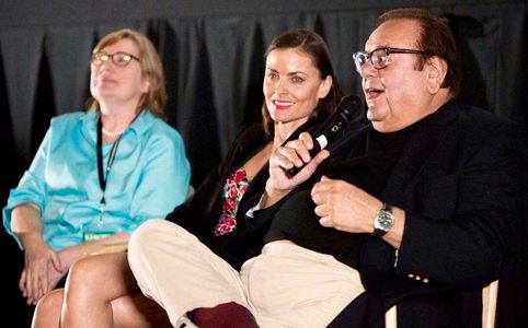 Mara Lesemann, Tara Westwood, and Paul Sorvino at the DETOURS q&a at the Sunscreen Film Festival.