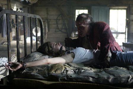 Ted Clark and Eliza Dushku in Wrong Turn (2003)