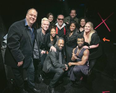 Backstage with Elvis Costello, Antwayn Hopper, Rob Mathes & Co.: 