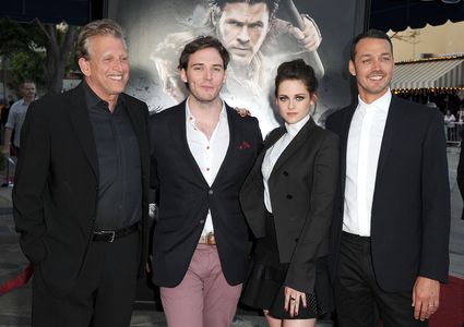 Joe Roth, Kristen Stewart, Rupert Sanders, and Sam Claflin at an event for Snow White and the Huntsman (2012)