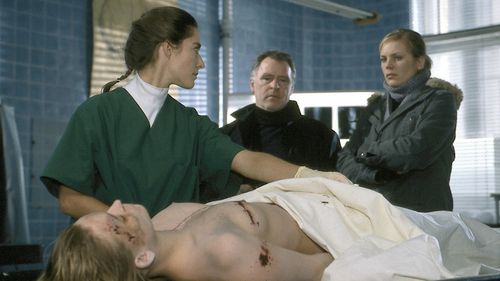 Melanie Marschke, Margrit Sartorius, and Andreas Schmidt-Schaller in Leipzig Homicide (2001)