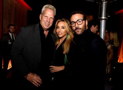 Jeremy Piven and Steve Tisch at an event for Entourage (2015)