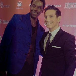 Still of Shane Dean and Entertainment Tonight's Rick Campanelli at the Vancouver Int'l Film Festival
