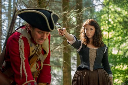 Caitríona Balfe and Mark Jeary in Outlander (2014)