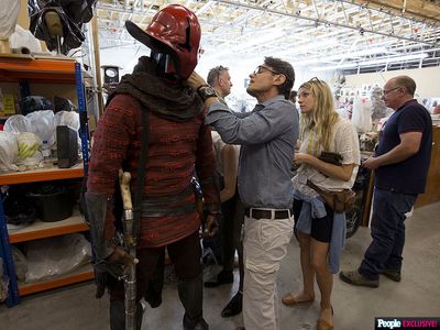 This is me going through final costume checks by award winning wardrobe designer Michael Kaplan on Star Wars The force A