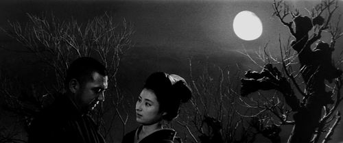 Masayo Banri and Shintarô Katsu in The Tale of Zatoichi (1962)
