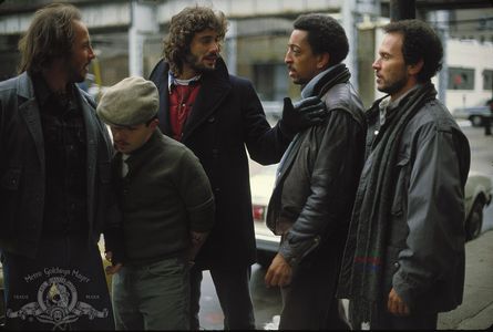 Billy Crystal, Steven Bauer, Gregory Hines, Frankie Davila, and Jon Gries in Running Scared (1986)